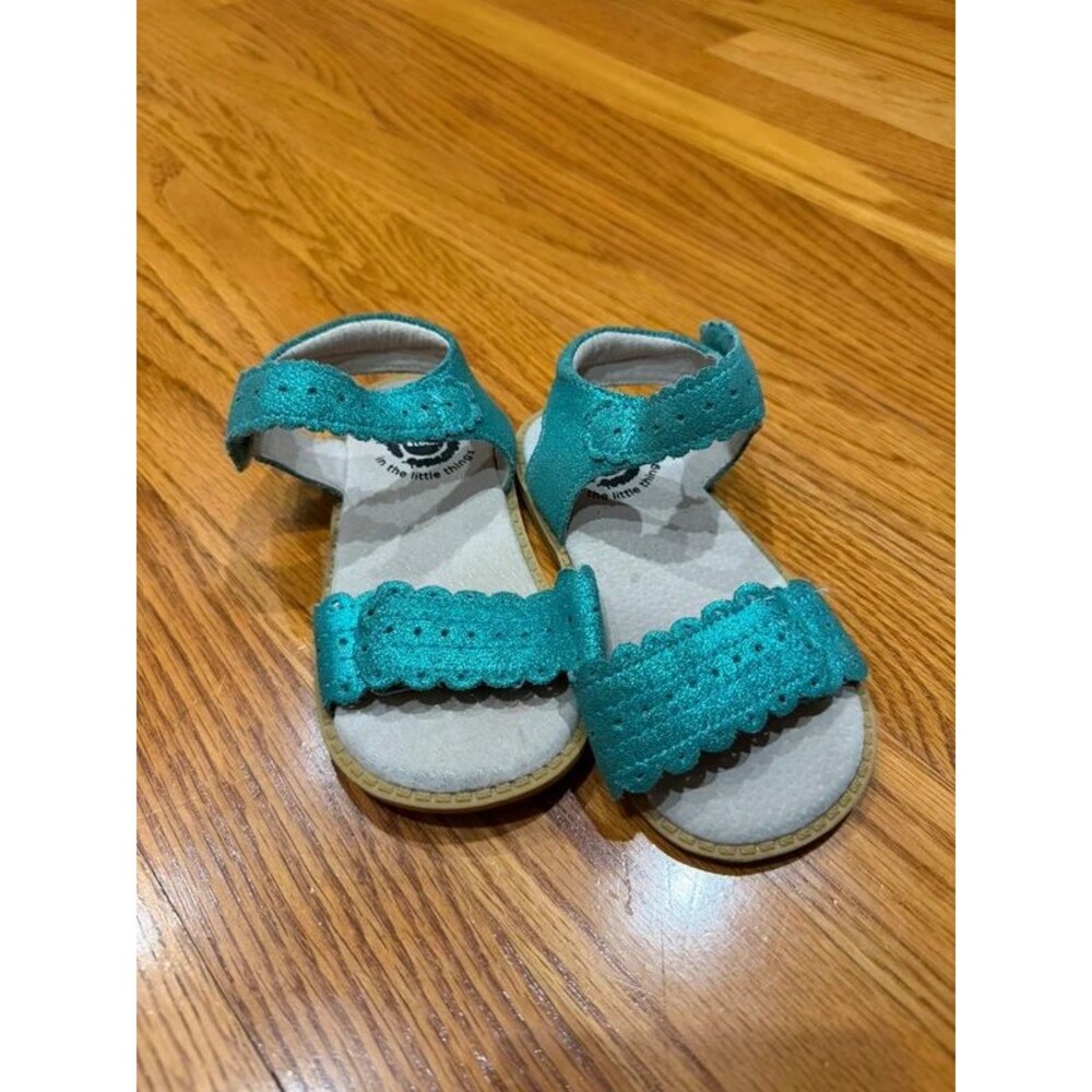 New Livie & Luca Sandals Athena Aqua Blue shimmer